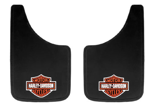 Harley Davidson Logo 2-Pc Universal Mud Flap Set